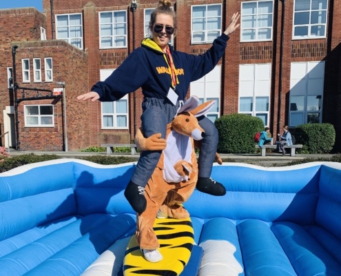 Inflatable Surfboard Simulator